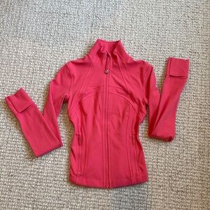 Salmon/Coral Waist-length Lululemon Define Jacket